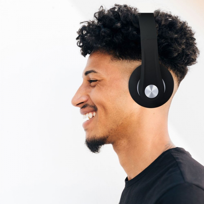 CASCA WIRELESS BLUETOOTH/MSD - NEGRU [10]