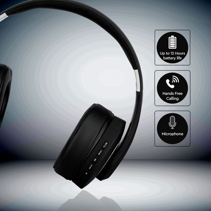 CASCA WIRELESS BLUETOOTH/MSD - NEGRU [9]