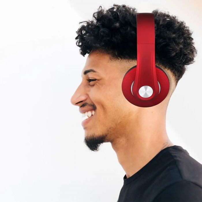 CASCA WIRELESS BLUETOOTH/MSD - ROSU [10]