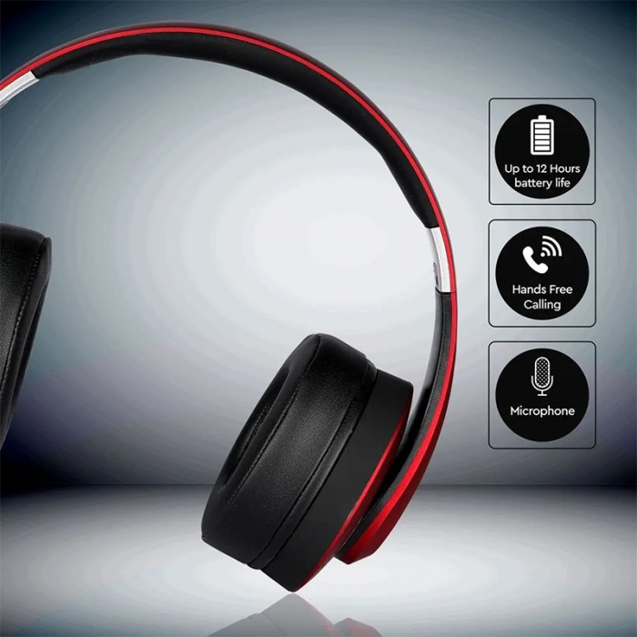 CASCA WIRELESS BLUETOOTH/MSD - ROSU [9]