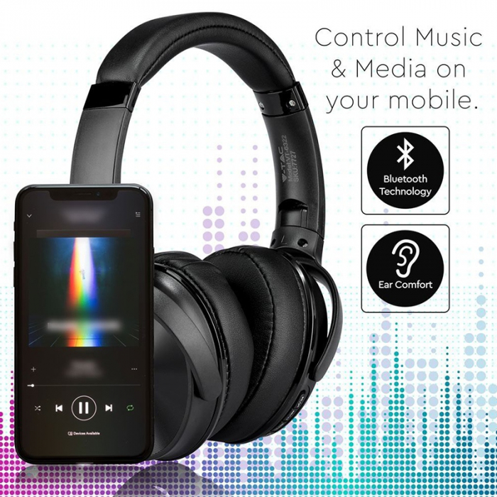 CASCA WIRELESS BLUETOOTH - NEGRU [8]