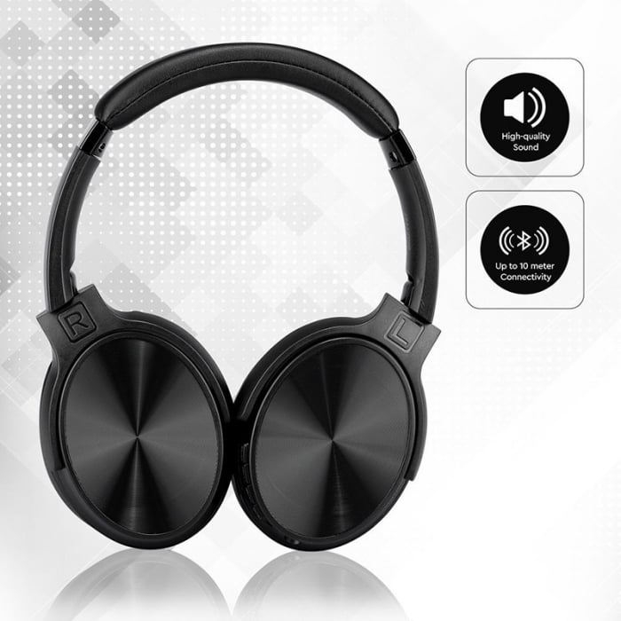 CASCA WIRELESS BLUETOOTH - NEGRU [10]