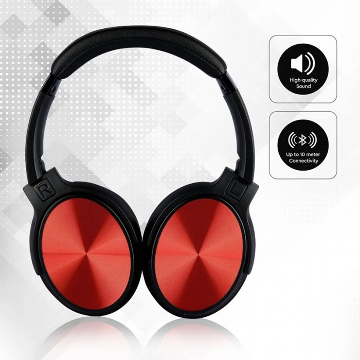 CASCA WIRELESS BLUETOOTH - ROSU [10]