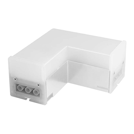 CONECTOR L PENTRU CORP LINIAR - ALB [1]