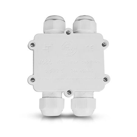 CONECTOR TERMINAL 4PINI 8-12MM IP68 - ALB [1]