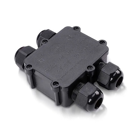 CONECTOR TERMINAL 4PINI 8-12MM IP68 - NEGRU [1]