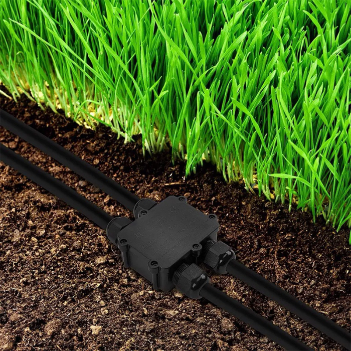 CONECTOR TERMINAL 4PINI 8-12MM IP68 - NEGRU [7]