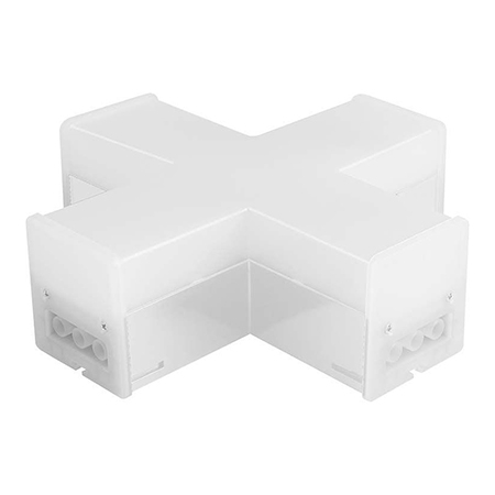CONECTOR X PENTRU CORP LINIAR - ALB [1]