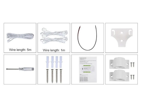Controler pentru scară/scari cu 16 trepte, telecomandă 2.4G și 2 senzori PIR [9]