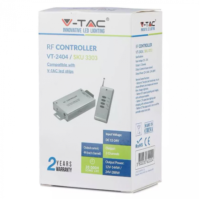CONTROLLER BANDA LED 12V/24V 144W [7]