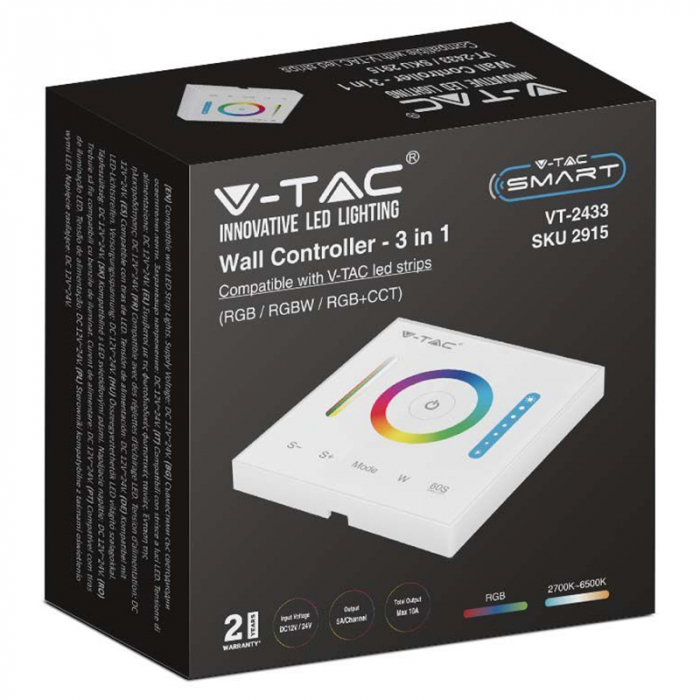 CONTROLLER BANDA LED 3IN1 TOUCH - ALB [3]