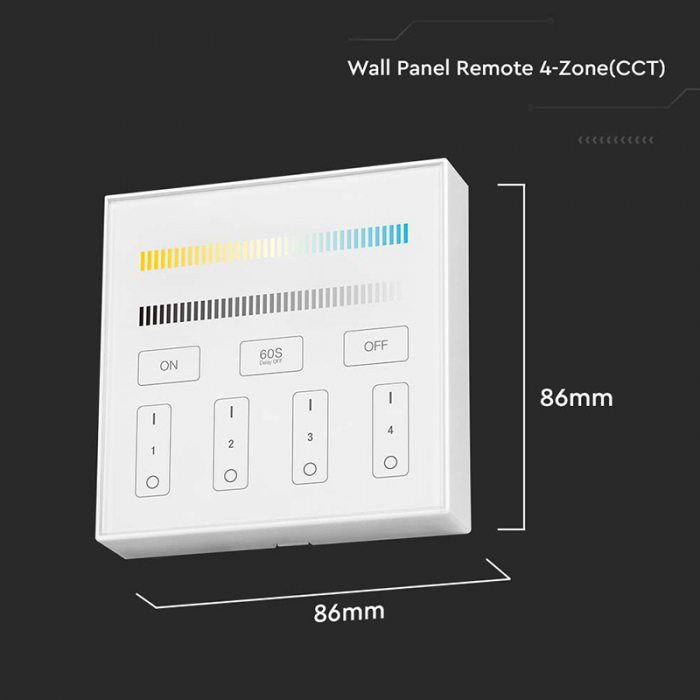 CONTROLLER BANDA LED 4 ZONE WI-FI - ALB [4]