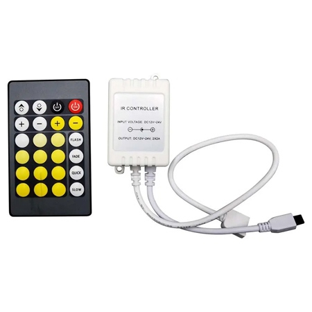 CONTROLLER BANDA LED ALB 24 BUTOANE [1]