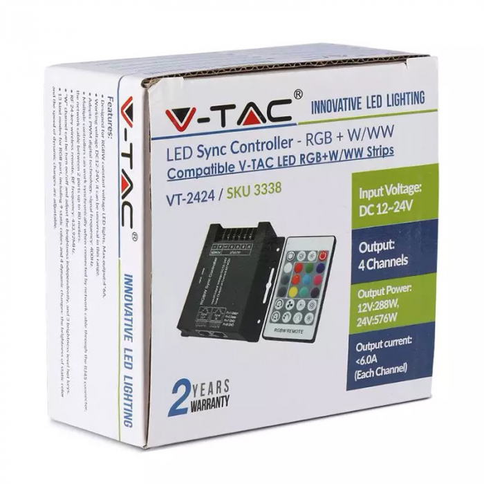 CONTROLLER BANDA LED CU DIMMER 12V/24V [6]
