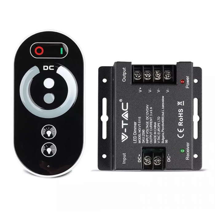CONTROLLER BANDA LED DIMABIL CU TOUCH 12V 216W /24V 432W [2]
