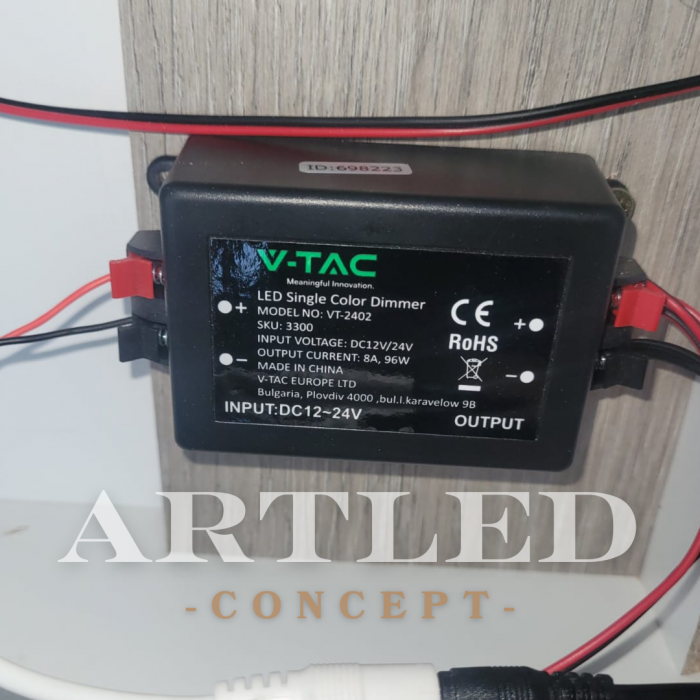CONTROLLER BANDA LED FUNCTIE DIMMER 12V 96W [2]