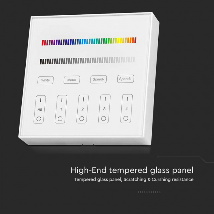 CONTROLLER BANDA LED RGB + ALB 4 ZONE WI-FI - ALB [7]