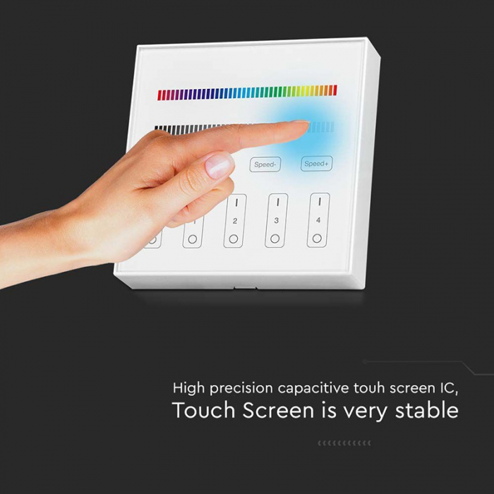 CONTROLLER BANDA LED RGB + ALB 4 ZONE WI-FI - ALB [6]