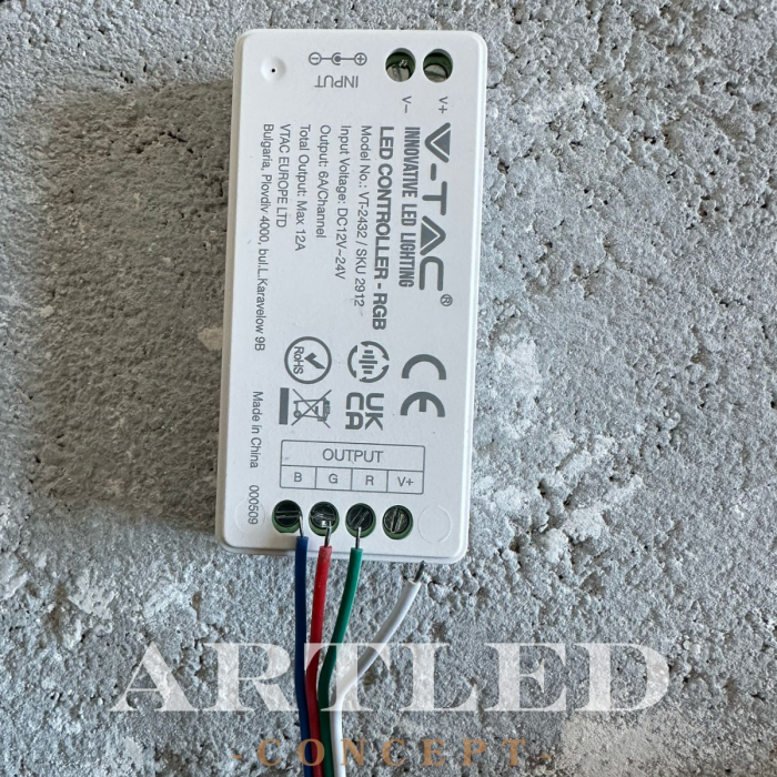 CONTROLLER BANDA LED RGB V-TAC 2912 [2]