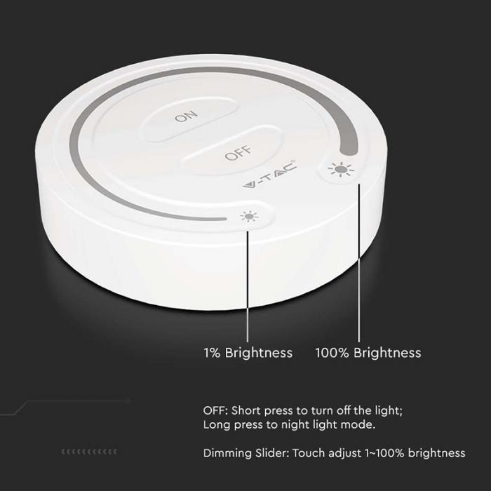 CONTROLLER BANDA LED TOUCH LUMINA ALBA - ALB [7]