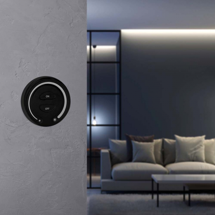 CONTROLLER BANDA LED TOUCH LUMINA ALBA - NEGRU [9]