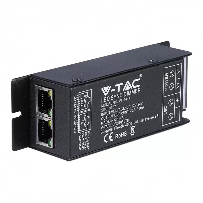 CONTROLLER SINCRONIZARE DIMABIL BANDA LED 25A [4]