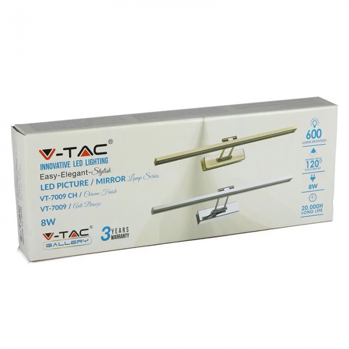 CORP ILUMINAT 8W IP20 4000K ALB NEUTRU [7]