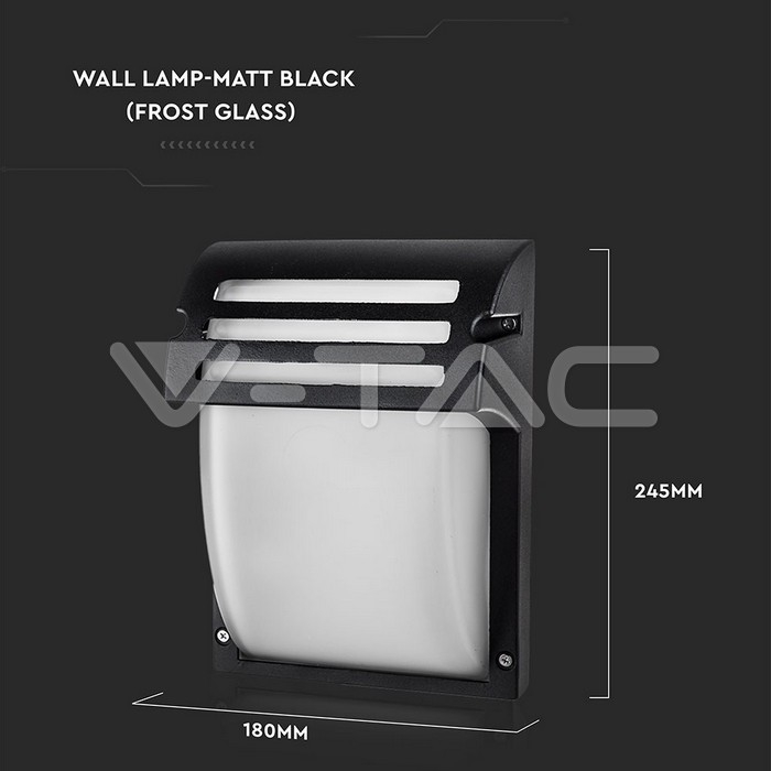 CORP ILUMINAT APLICABIL PE PERETE MAX 40W IP44 NEGRU [4]