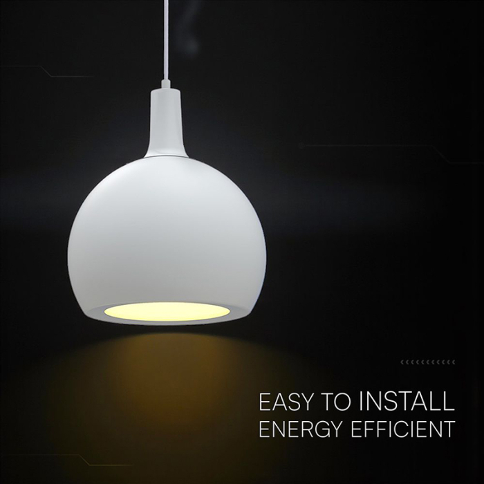 CORP ILUMINAT CU SOCLU E27 280X218MM - ALB [4]