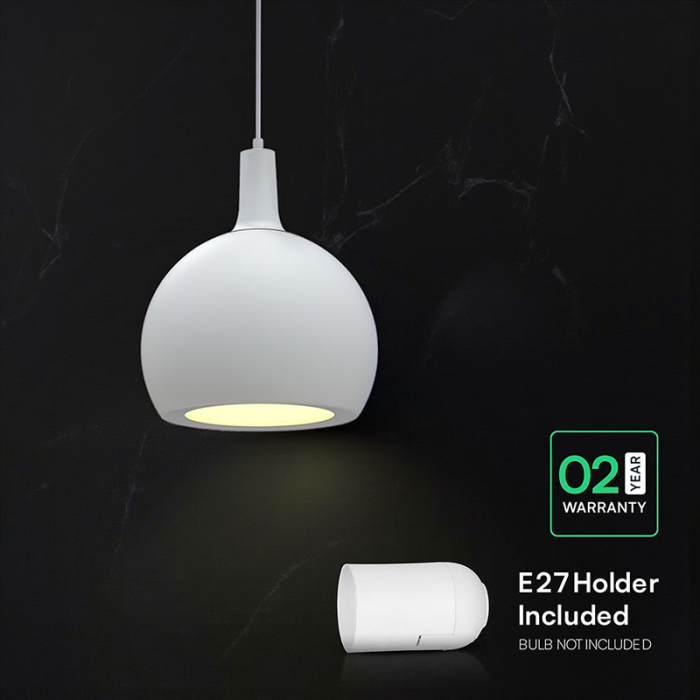 CORP ILUMINAT CU SOCLU E27 280X218MM - ALB [6]