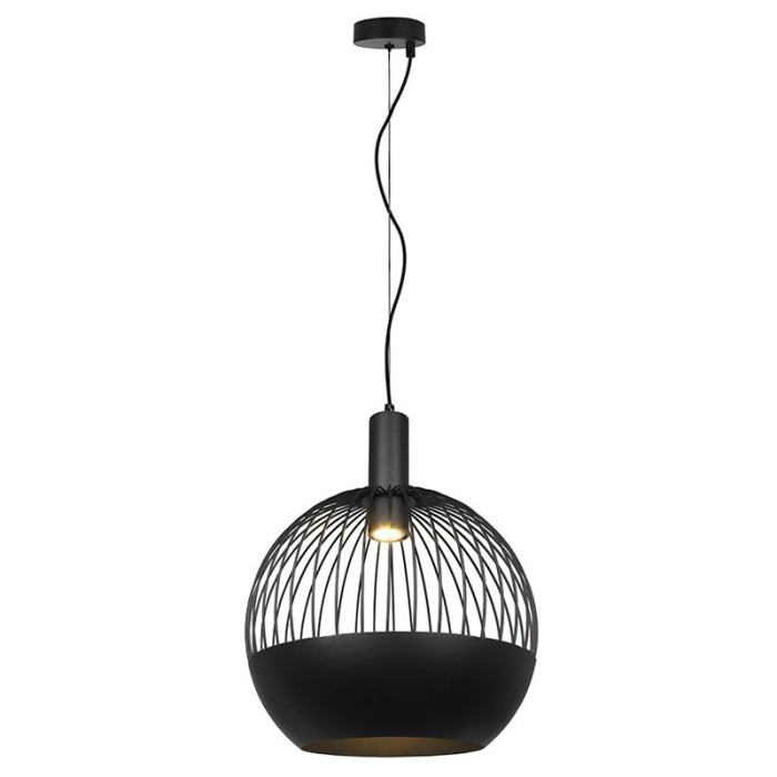 CORP ILUMINAT CU SOCLU E27 400X290MM - NEGRU MAT [2]