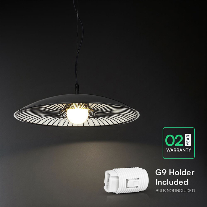 CORP ILUMINAT CU SOCLU E27 600X90MM - NEGRU/ALB [6]