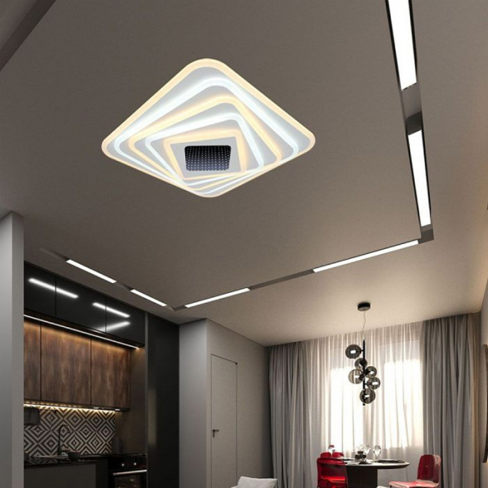 Corp iluminat decorativ dimabil 150W 3000K + 6000K - alb [11]