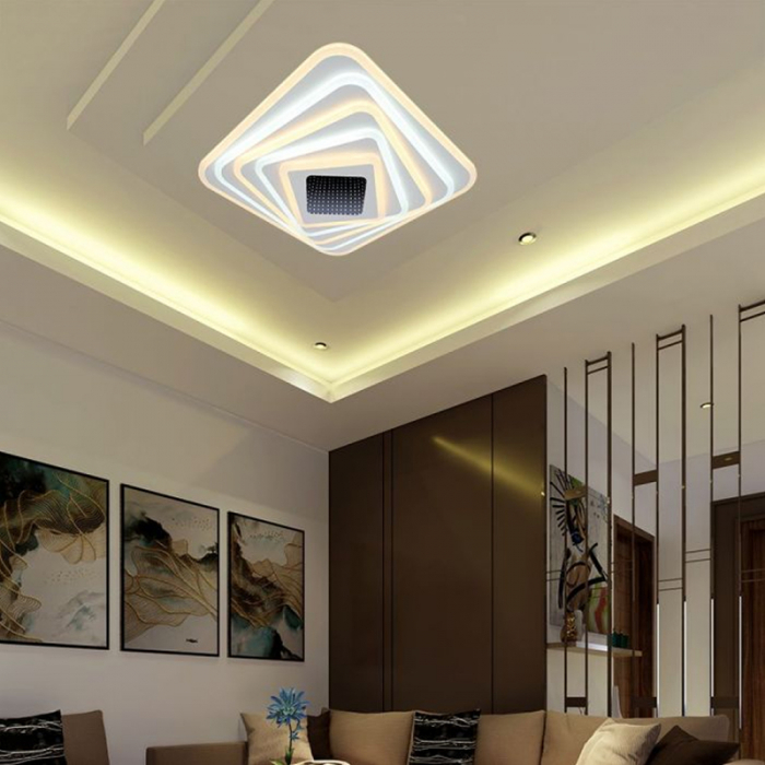 Corp iluminat decorativ dimabil 150W 3000K + 6000K - alb [10]