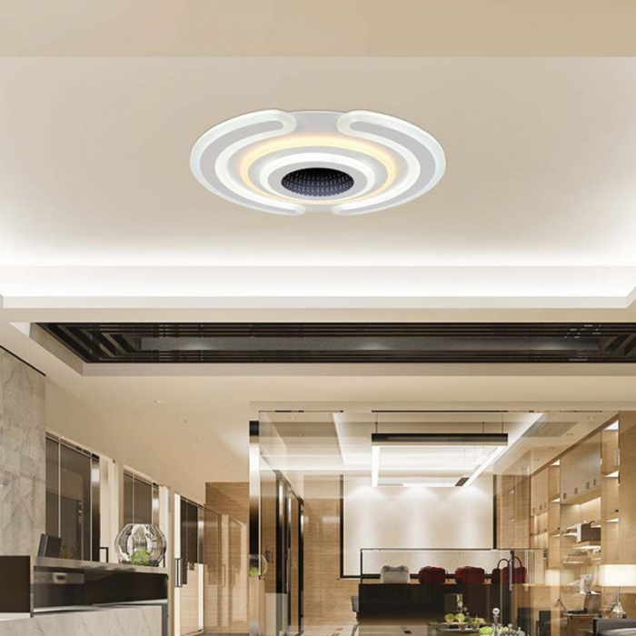 Corp iluminat decorativ dimabil 95W 3000K + 6000K - alb [8]