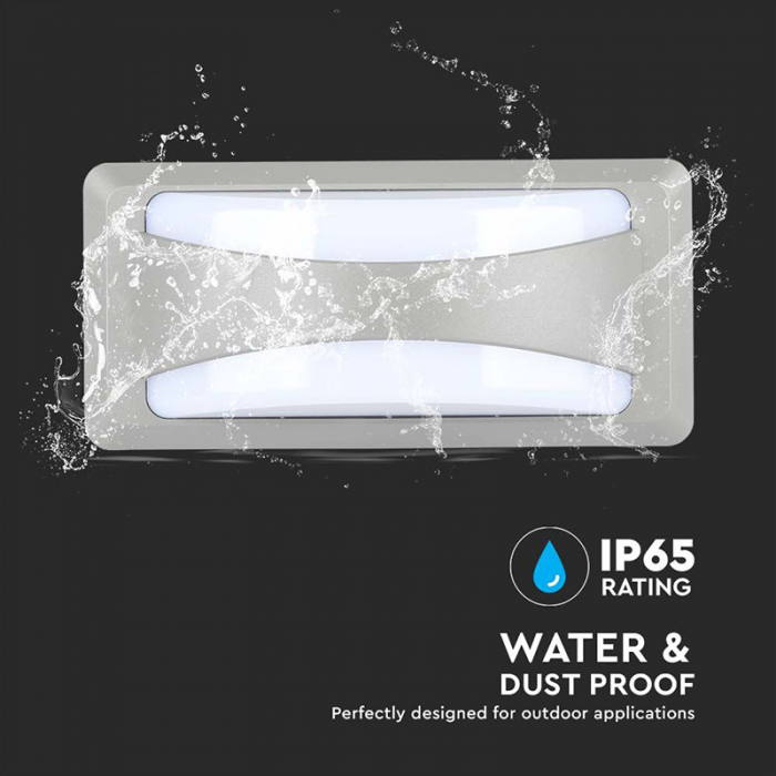 CORP ILUMINAT EXTERIOR 12W IP65 4000K ALB NEUTRU [10]