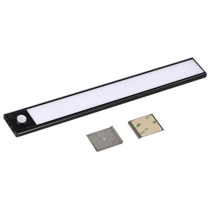 Corp iluminat led, 1.5w, 3000k, ip20, cu senzor miscare, negru, V-TAC 2960 [5]