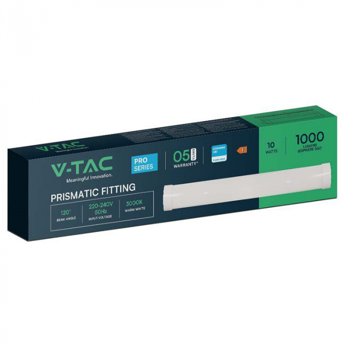 Corp iluminat LED, 10W, 30cm, 120LM/W, 6500K, alb rece, V-TAC, SKU-20346 [6]