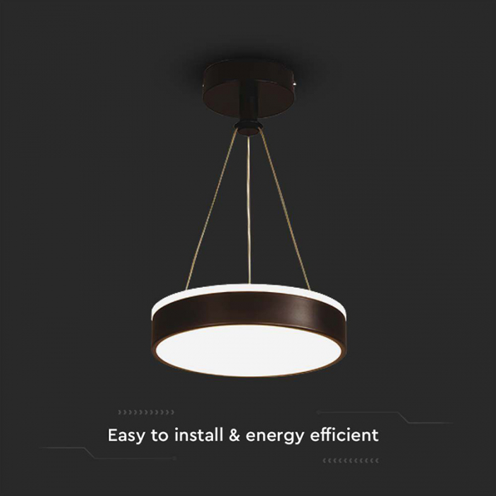 Corp iluminat led, 12w, 3in1, negru, V-TAC 6931 [5]
