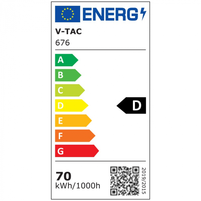 Corp iluminat led, 150cm, 70w, a++, ip65, 4500k, alb neutru, cip samsung, V-TAC 676 [2]