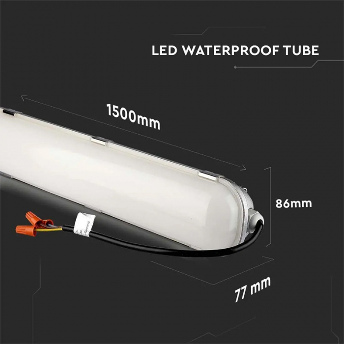 Corp iluminat led, 150cm, 70w, ip65, 6500k, alb rece, cip samsung, V-TAC 21677 [13]