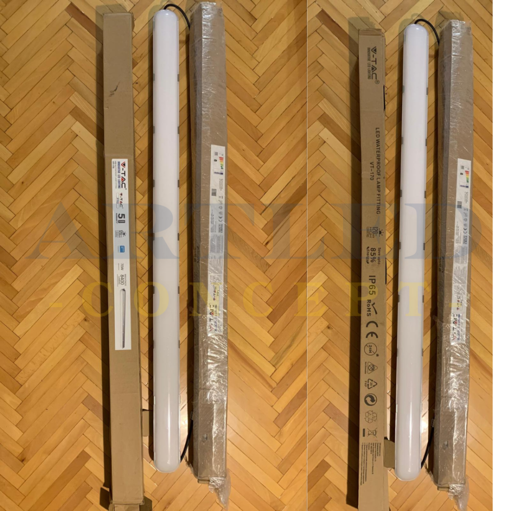 Corp iluminat led, 150cm, 70w, ip65, 6500k, alb rece, cip samsung, V-TAC 21677 [2]