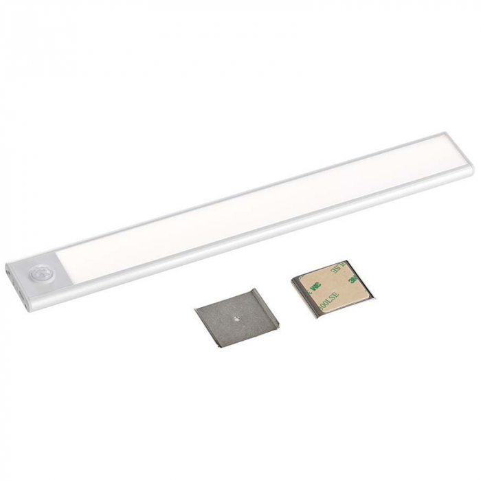 Corp iluminat LED, 2.5W, 3000K, IP20, cu senzor mișcare, argintiu, V-TAC 2969 [5]