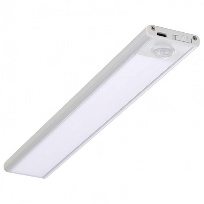 Corp iluminat LED, 2.5W, 3000K, IP20, cu senzor mișcare, argintiu, V-TAC 2969 [4]