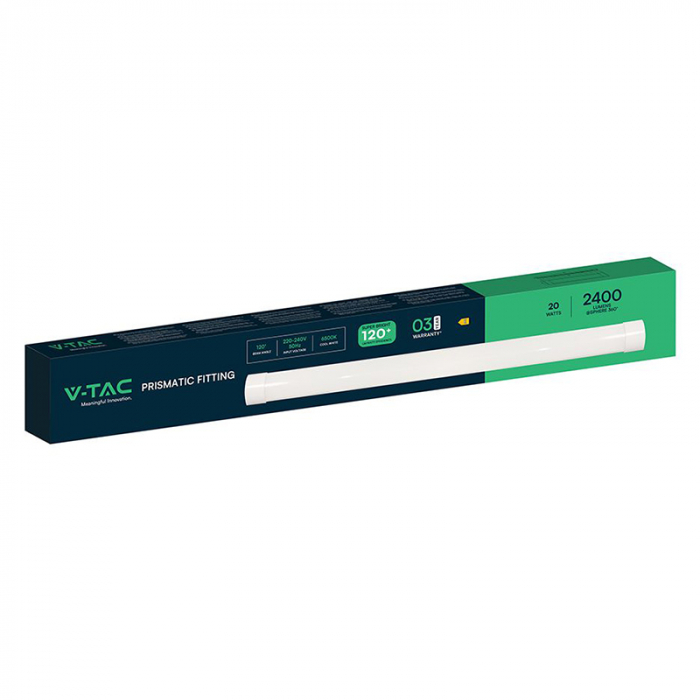 CORP ILUMINAT LED 20W 60CM 120LM/W 6500K ALB RECE [5]