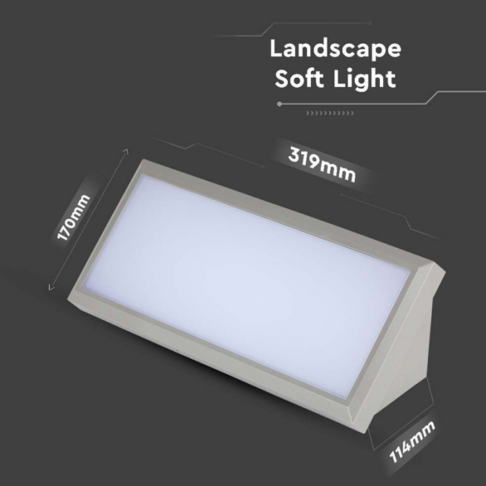 Corp iluminat led, 20w, ip65, 6400k, alb rece, V-TAC 218238 [5]