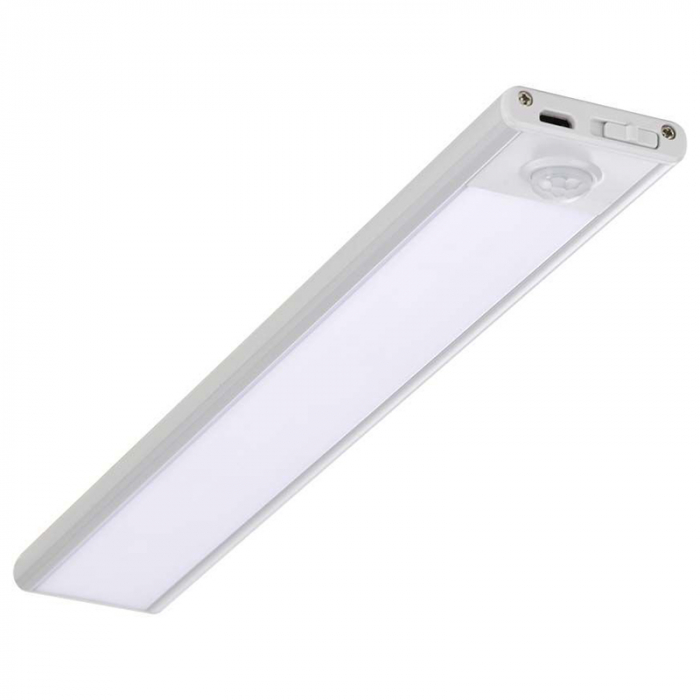 Corp iluminat LED, 2W, 3000K, IP20, cu senzor mișcare, argintiu, V-TAC 2965 [4]