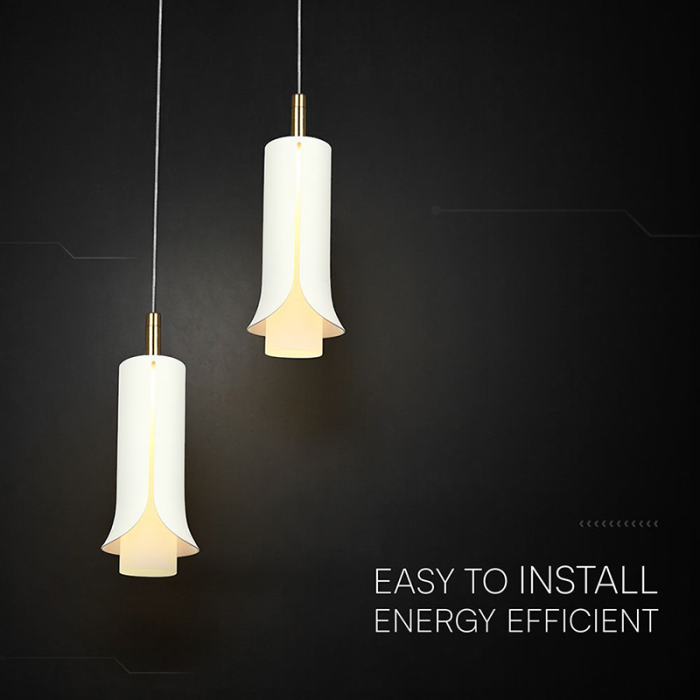 CORP ILUMINAT LED 2X5W 3000K 2000X1770MM - ALB [4]