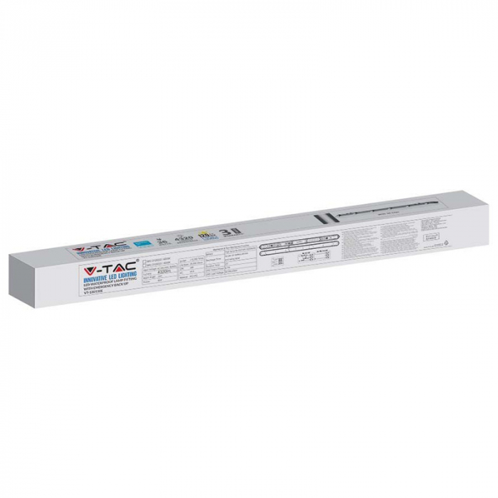 Corp iluminat LED, 36W, 120cm, cu senzor mișcare, 6400K, V-TAC, SKU-20469 [7]