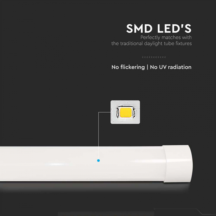 Corp iluminat LED, 40W, 120cm, 4000K, alb neutru, V-TAC, SKU-8048 [9]
